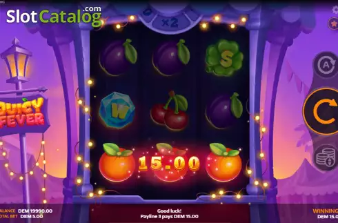 Скрин3. Juicy Fever слот