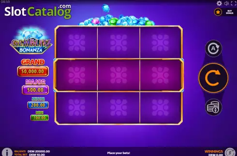Скрин2. GemBlitz Bonanza слот