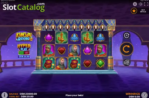 Скрин2. Giga Genie слот