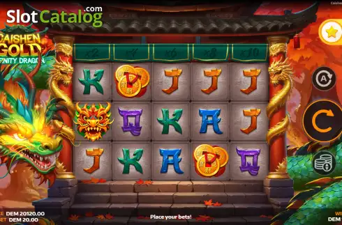 Скрин2. Caishen Gold: Infinity Dragon слот