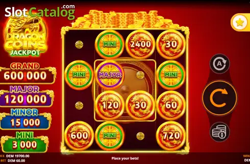 Скрин2. Dragon Coins Jackpot слот