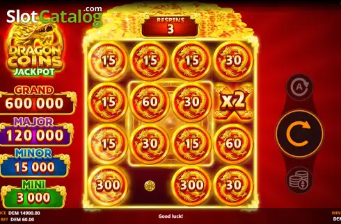 Скрин3. Dragon Coins Jackpot слот