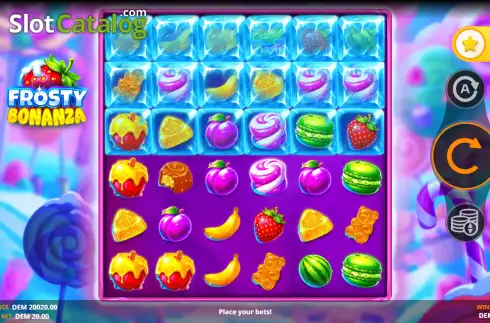 Скрин2. Frosty Bonanza слот