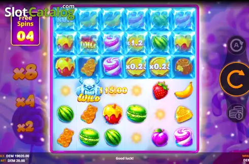 Скрин3. Frosty Bonanza слот