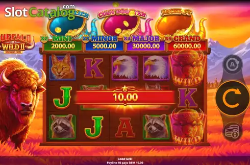 Скрин3. Buffalo Goes Wild 2 слот