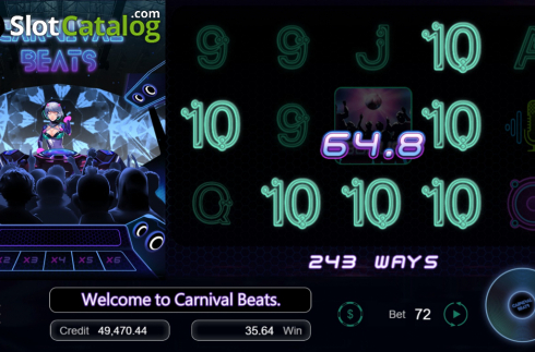 Скрин6. Carnival Beats слот