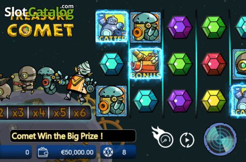 Скрин2. Comet Treasure слот