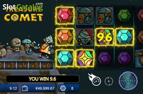 Скрин3. Comet Treasure слот