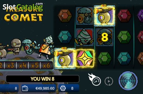 Скрин4. Comet Treasure слот