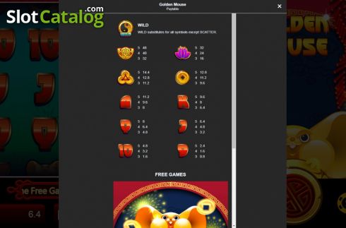 Скрин7. Golden Mouse слот