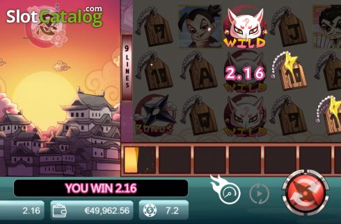 Скрин5. Ninja Master (Manna Play) слот