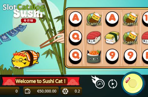 Скрин2. Cat Sushi слот