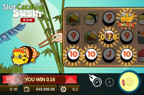 Скрин5. Cat Sushi слот