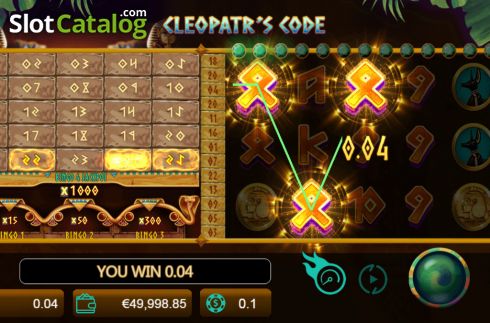 Скрин4. Code Cleopatra's слот