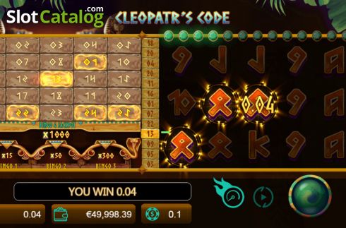 Скрин5. Code Cleopatra's слот