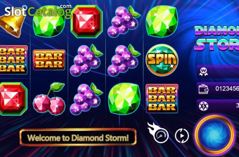 Скрин2. Diamond Storm слот
