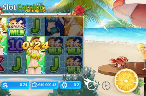 Скрин3. Bikini Queens слот