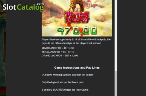 Скрин9. Fortune Dragon (Manna Play) слот