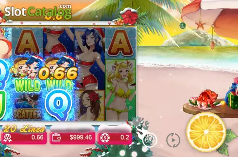 Скрин3. Bikini Queens Xmas слот