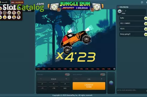 Скрин2. Jungle Run слот