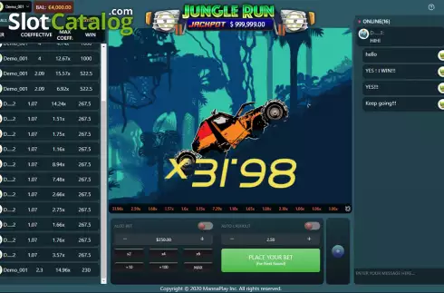 Скрин3. Jungle Run слот