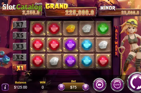 Скрин2. Gem Hunter Crash слот