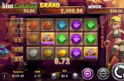 Скрин3. Gem Hunter Crash слот