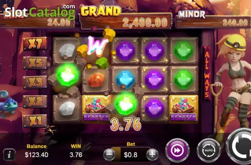 Скрин4. Gem Hunter Crash слот