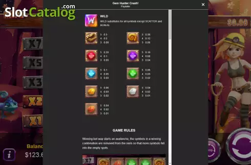 Скрин5. Gem Hunter Crash слот