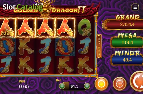 Скрин3. Golden Dragon II слот