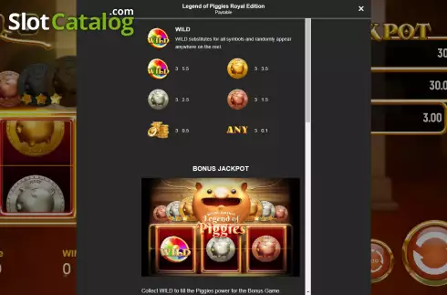 Скрин5. Legend of Piggies Royal Edition слот