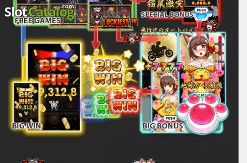 Скрин5. Lucky Cat and Maid Rush слот