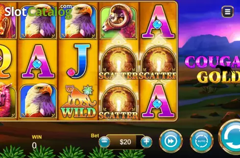 Скрин2. Cougar Gold слот