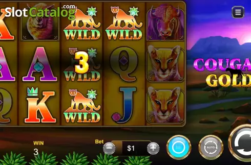 Скрин4. Cougar Gold слот