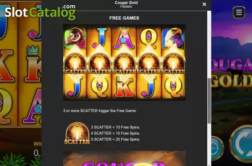 Скрин8. Cougar Gold слот
