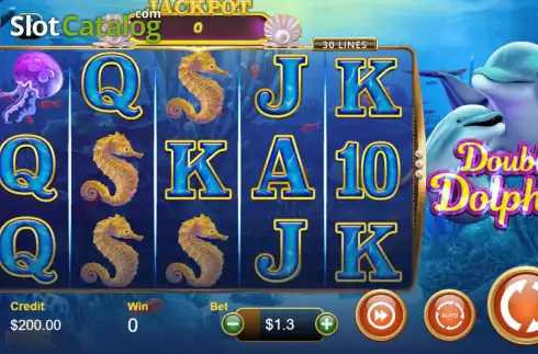 Скрин2. Double Dolphin Jackpot слот