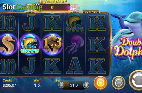 Скрин4. Double Dolphin Jackpot слот