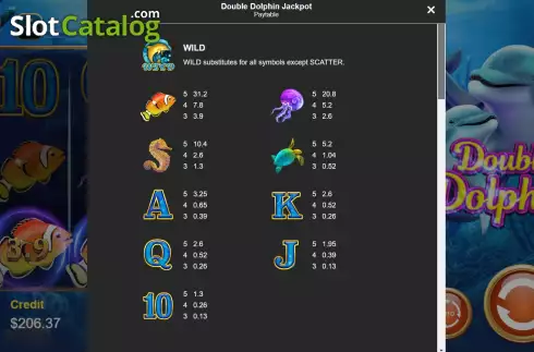 Скрин6. Double Dolphin Jackpot слот