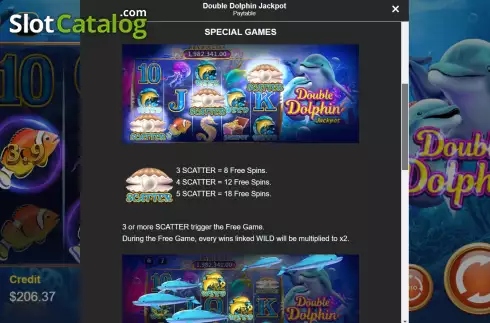 Скрин7. Double Dolphin Jackpot слот