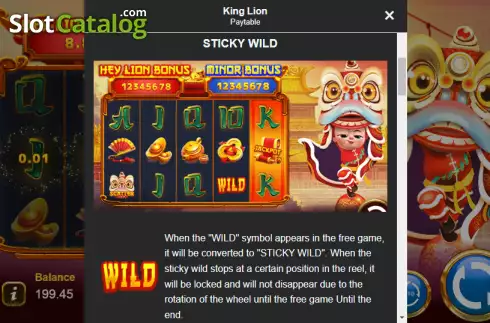 Скрин7. King Lion слот