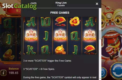 Скрин9. King Lion слот