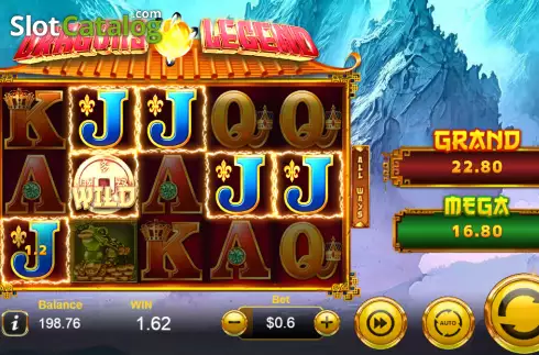 Скрин4. Dragons Legend (Manna Play) слот