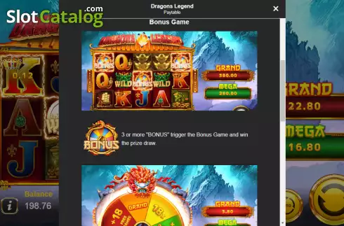 Скрин6. Dragons Legend (Manna Play) слот