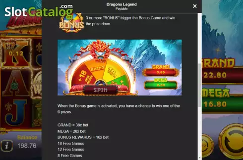 Скрин7. Dragons Legend (Manna Play) слот