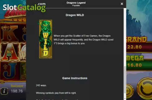 Скрин8. Dragons Legend (Manna Play) слот