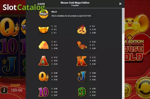 Скрин5. Mouse Gold Mega Edition слот