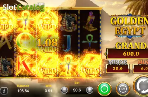 Скрин4. Golden Egypt (Manna Play) слот