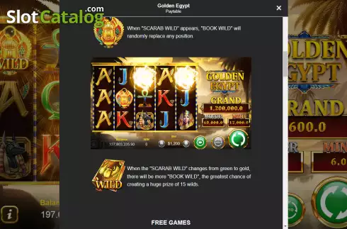 Скрин8. Golden Egypt (Manna Play) слот