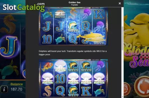 Скрин6. Golden Sea (Manna Play) слот
