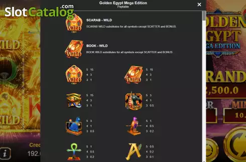 Скрин5. Golden Egypt Mega Edition слот